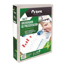 Archivador Catalogo A4 2A 2'' Blanco TORRE Blanco 