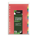 Separador Oficio Indice A Z Cartulina TORRE 