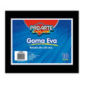 Goma Eva Negro 20 X 30 cm 10 Hojas PROARTE Negro 