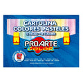 Carpeta Con Cartulina 12 Colores Pastel 12 Hojas PROARTE Colores Surtidos Pastel 