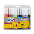 Plumón Jumbo 12 Colores ARTEL Colores Surtidos 