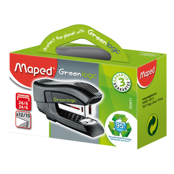 Corchetera Mini Plastica 24-26/6 12-15 Hojas MAPED 