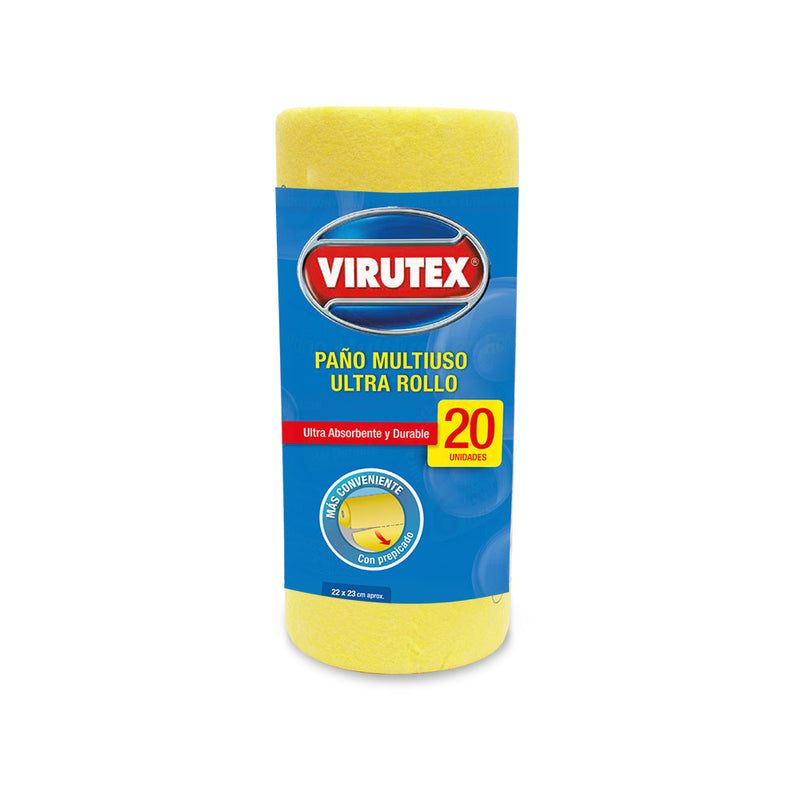 Paño Multiuso Rollo 20 Un VIRUTEX 