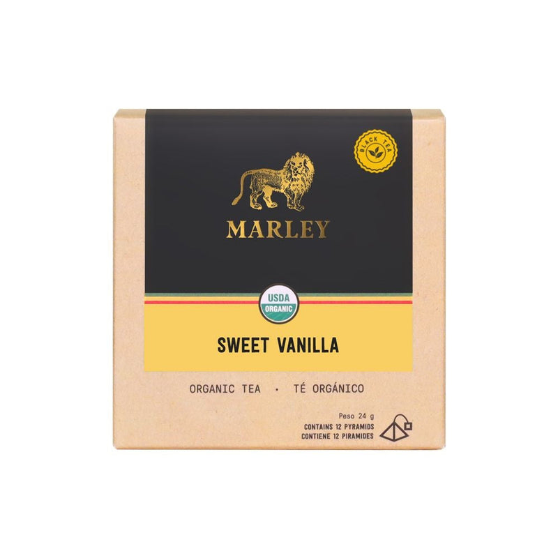 Te Negro Piramide Sweet Vainilla 12 X 24 Gr MARLEY 