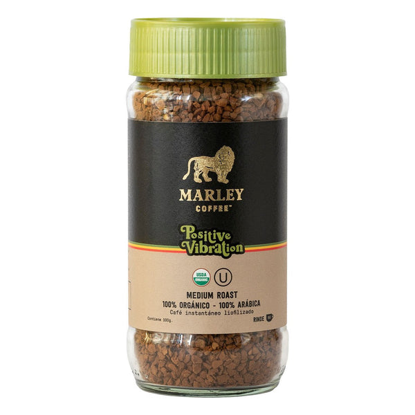 Café Liofilizado Positive Vibration Frazco 100 Gr MARLEY COFFEE 
