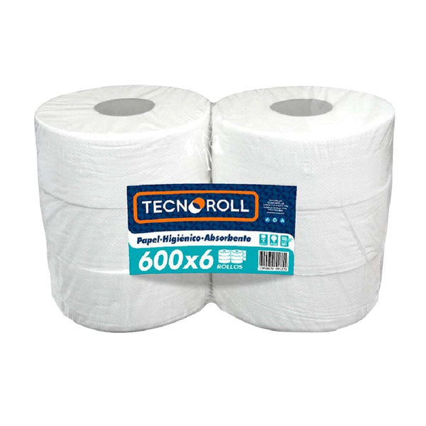 Papel Higienico Hoja Simple 6 X 600 Mt TECNOROLL 