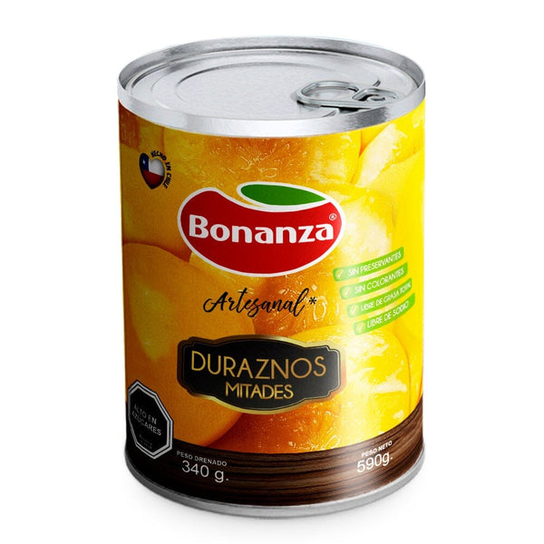 Durazno Mitades 590 Gr BONANZA 