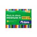 Block De Dibujo 180 1/8 20 Hojas Imagia TORRE 