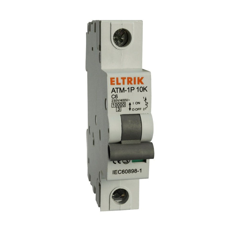 Interruptor Automatico 1 X 10A 10Ka Curva C ELTRIK 