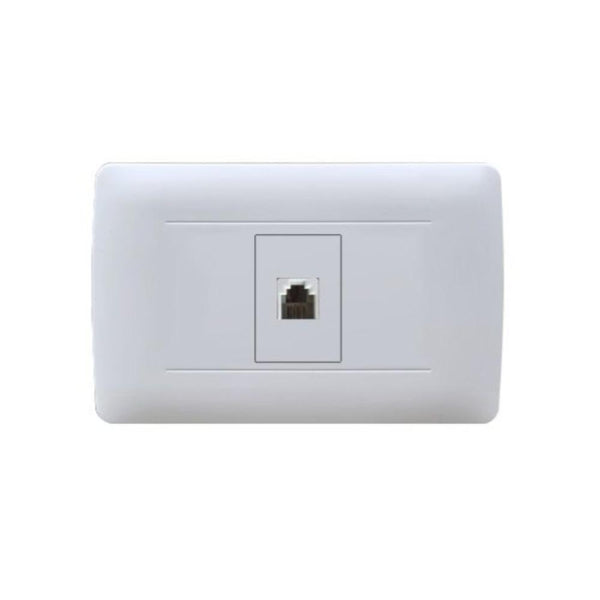 Toma Telefono Rj11 Armado Bco PANELLI 