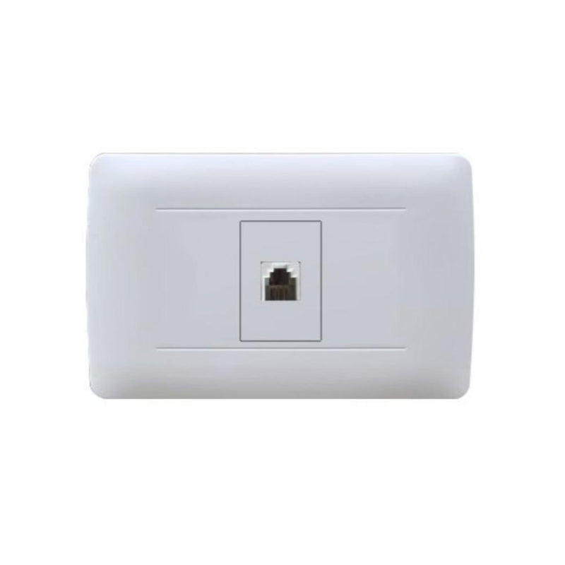 Toma Telefono Rj11 Armado Bco PANELLI 
