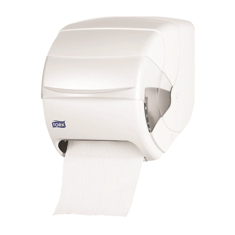 Dispensador Toalla Palanca Central Acrilico Blanco TORK 