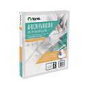 Archivador Catalogo Oficio 2 Aros 1.0'' Blanco TORRE Blanco 