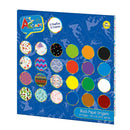 Block Papel Lustre Origami 16 X 16 Cm 12 Colores 24 Hojas LAVORO Colores Surtidos 