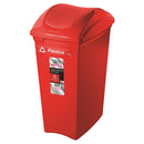 Basurero Vaiven Plástico Rojo 40 Lt SAN REMO Rojo 
