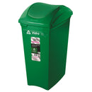 Basurero Vaiven Plastico Verde 40 Lt SAN REMO 