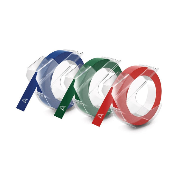 Cinta Pvc 9 mm X 3 mt Blíster Colores Surtidos 3 Un DYMO Colores Surtidos 
