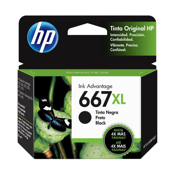 Cartucho 667Xl Negro 3Ym81Al HP Negro 