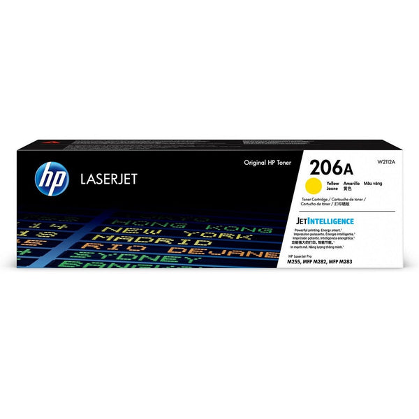 Toner 206A Amarillo Laserjet W2112A HP Amarillo 