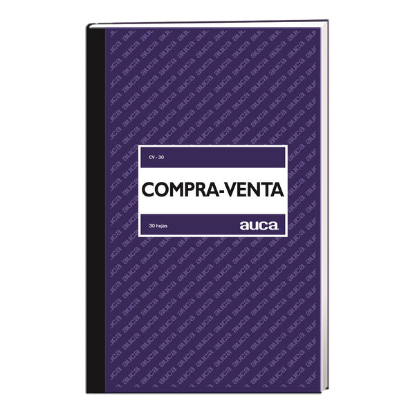 Libro Contabilidad Compraventa 30 Hojas AUCA 