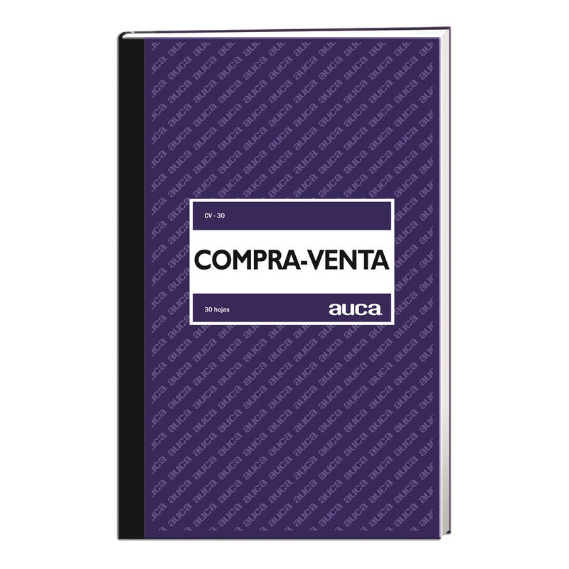 Libro Contabilidad Compraventa 30 Hojas AUCA 