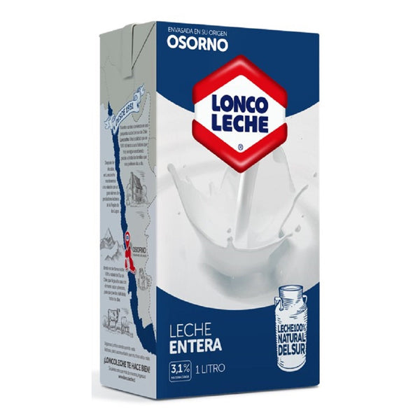 Leche Entera Base Tetra Sin Tapa LONCOLECHE 