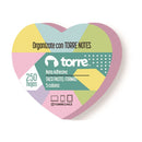 Taco Nota Mix Pastel 250 Hojas TORRE Colores Surtidos Pastel 