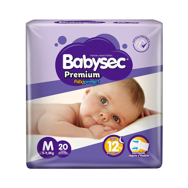 Pañal Premium M 20 Un BABYSEC 