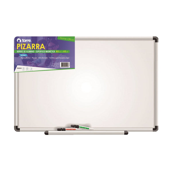 Pizarra Blanca Magnetica 60 X 80 Cm TORRE 