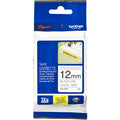 Cinta Tze-S231 Negro/Blanco 12 mm (0.47") X 8 mt (26.2') BROTHER Negro / Blanco 