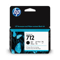 Cartucho De Tinta 712 38 ml Negro HP Negro 