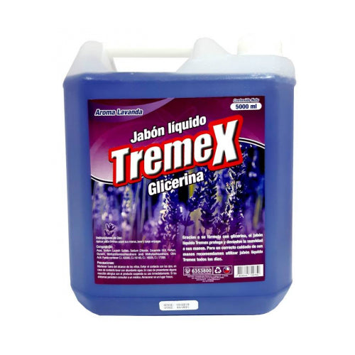 Jabon Liquido Con Glicerina Lavanda 5 Lt TREMEX 