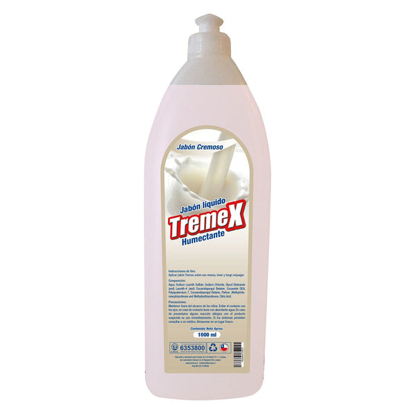 Jabon Liquido Con Glicerina Cremoso 1 Lt TREMEX 