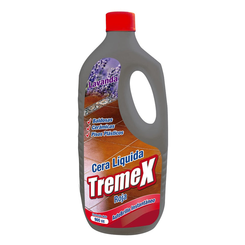 Cera Liquida Autobrillo Roja 900 Cc TREMEX 