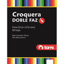 Croquera Doble Faz Tamaño Carta TORRE 
