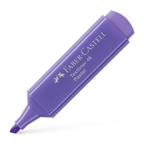 Resaltador Morado Pastel Textliner 46 FABER CASTELL Morado Pastel 