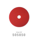 Disco Limpieza Lavado 20" Rojo 5 Un 3M Rojo 