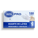 Guante Latex Con Polvo Blanco Talla S VIRUTEX PRO Blanco 
