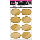 Etiqueta Decorativa Kraft 65 X 45 mm 2 Hojas 16 un LAVORO Café 