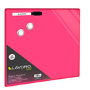 Pizarra Magnetica 35.5 X 35.5 Cm Rosada LAVORO 