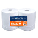 Toalla Papel Jumbo 2 Rollos X 280 Mt TECNOPAPEL 
