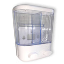 Dispensador Jabon Doble Compartimiento 1 Lt SECOWASH 