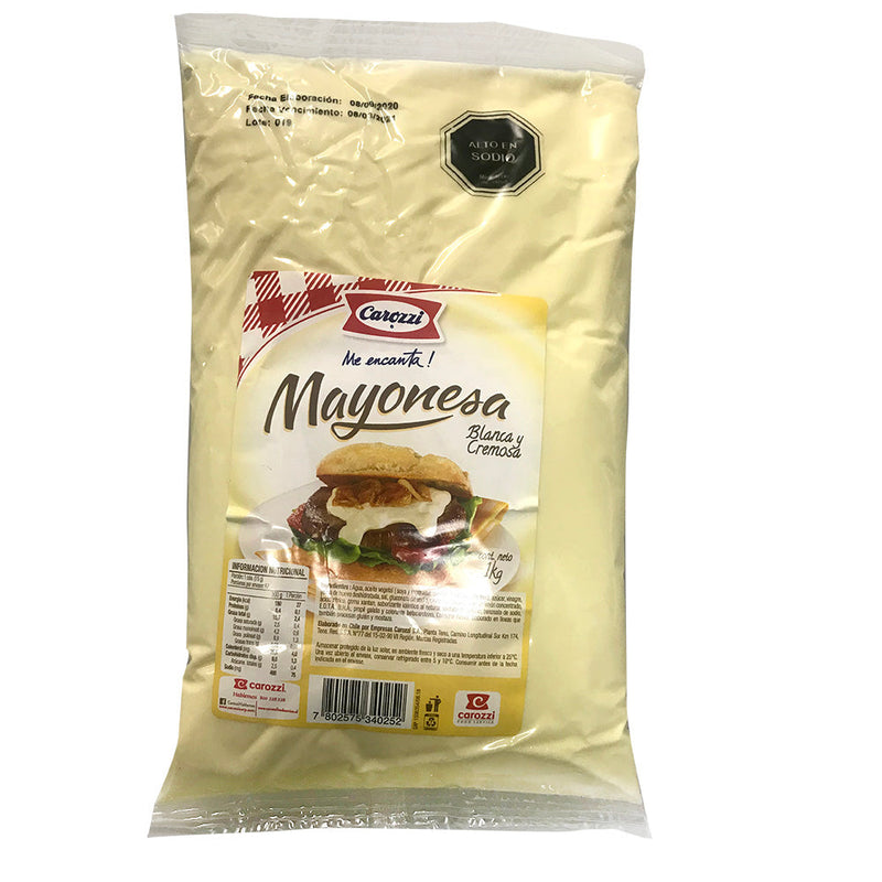 Mayonesa 1 Kg CAROZZI 