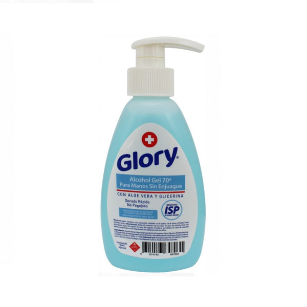 Alcohol Gel Con Valvula 320 Ml GLORY 