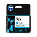 Cartucho De Tinta 3Ed67A 712 29 Ml Cian HP Cyan 