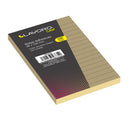 Nota Adhesiva 98 X 150 Mm 100 Hojas 1 Un Amarilla Lineas LAVORO 