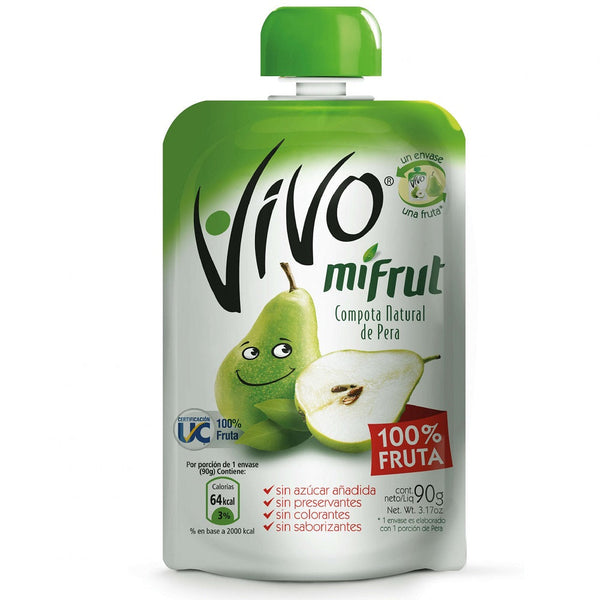 Compota Mifrut Pera Caja 36 X 90 Gr VIVO 