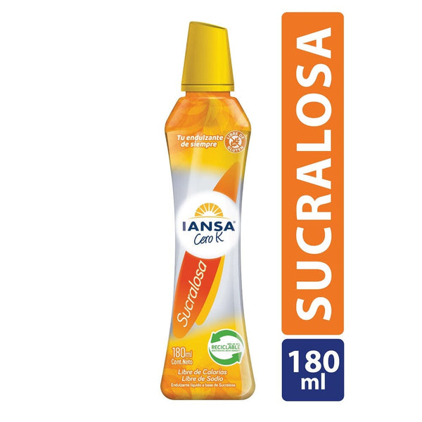 Endulzante Sucralosa 180 Ml IANSA CERO K 