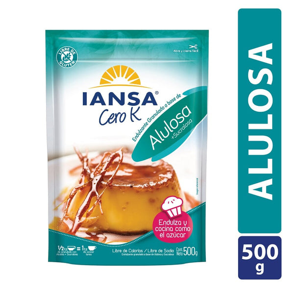 Alulosa En Polvo 500 Gr IANSA CERO K 