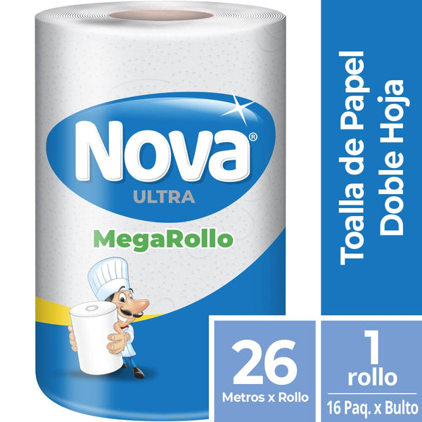 Toalla Ultra 26 Mt 1 Rollo NOVA 
